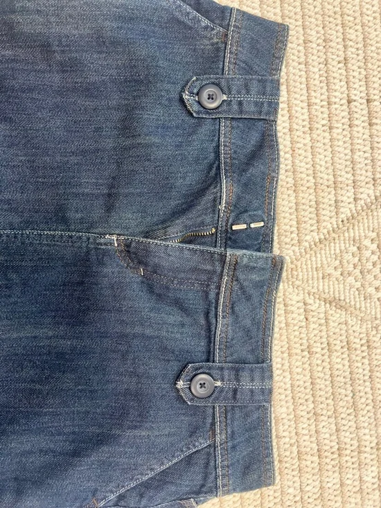 Elle Dark Blue Denim Mini Skirt - Picture 3 of 5